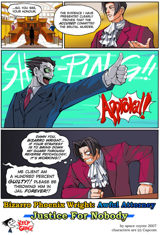 porn hardcore bizarro phoenix wright bizarro spacecoyote talkingtime