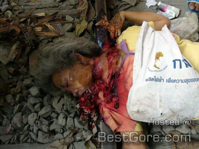 photos of women fucking women woman women still attachment here thailand over train run wheel beheading