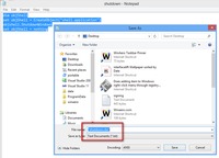 Filename.txt shudtown script how create shortcut shutdown windows dialog