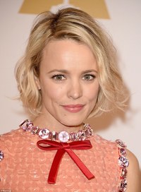 Rachel Dark Hardcore glowing rachel mcadams looked like winner already mini entertainment oscar nominees rooney mara alicia vikander hit academy awards luncheon beverly hills